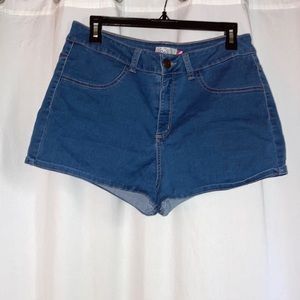 SO blue jean shorts